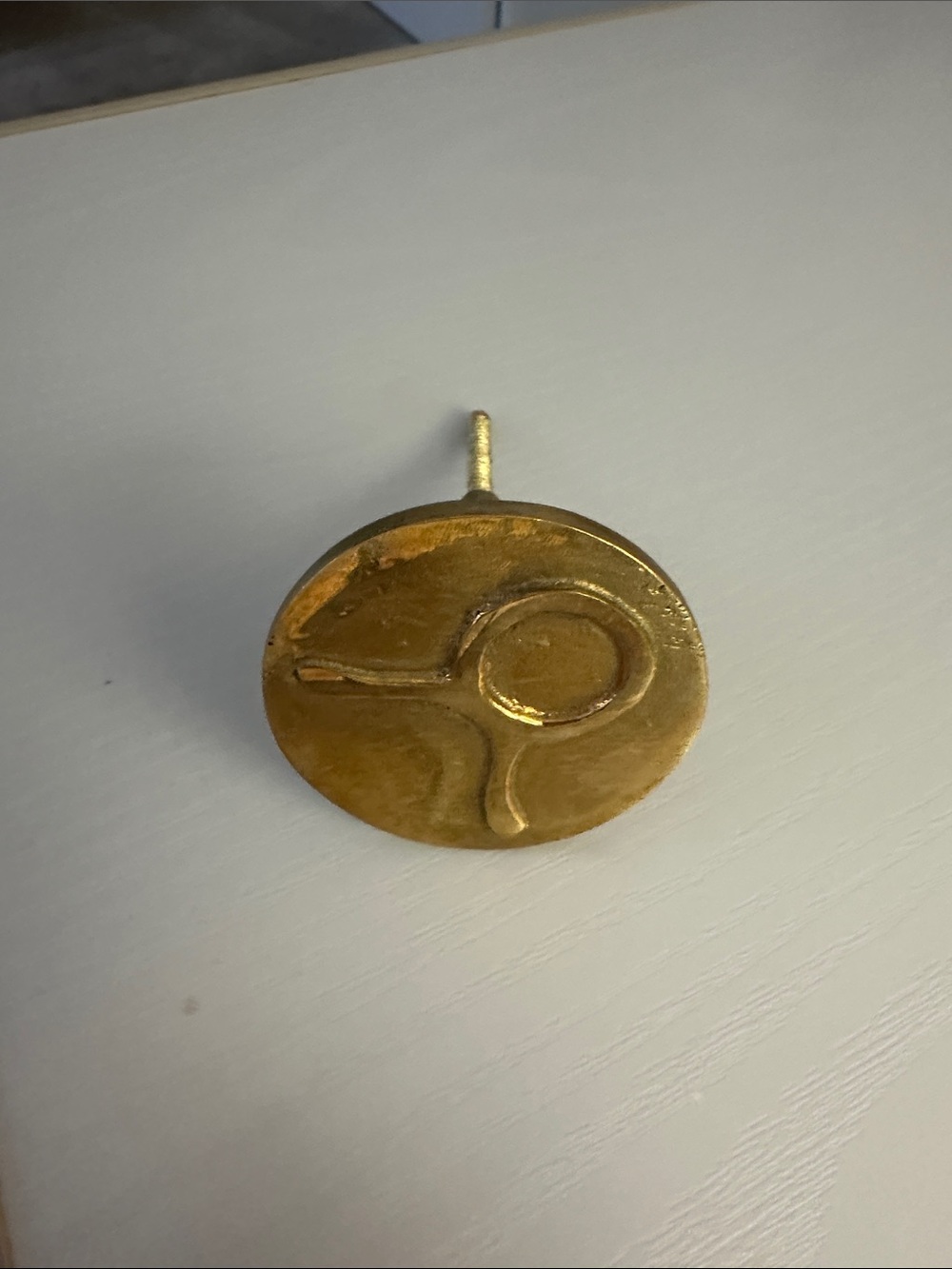 Urban Outfitters Gold Circular Sculpted Wall Hook